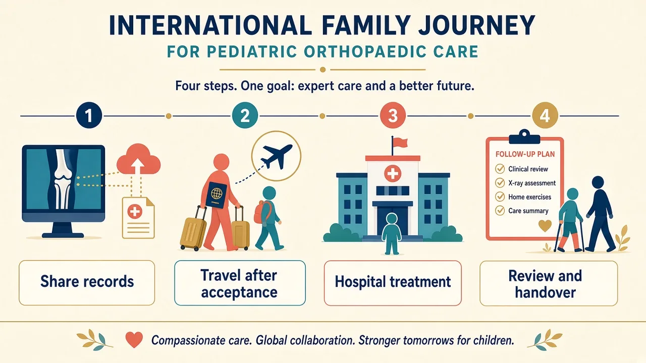 International records, family travel and follow-up journey for limb lengthening surgery