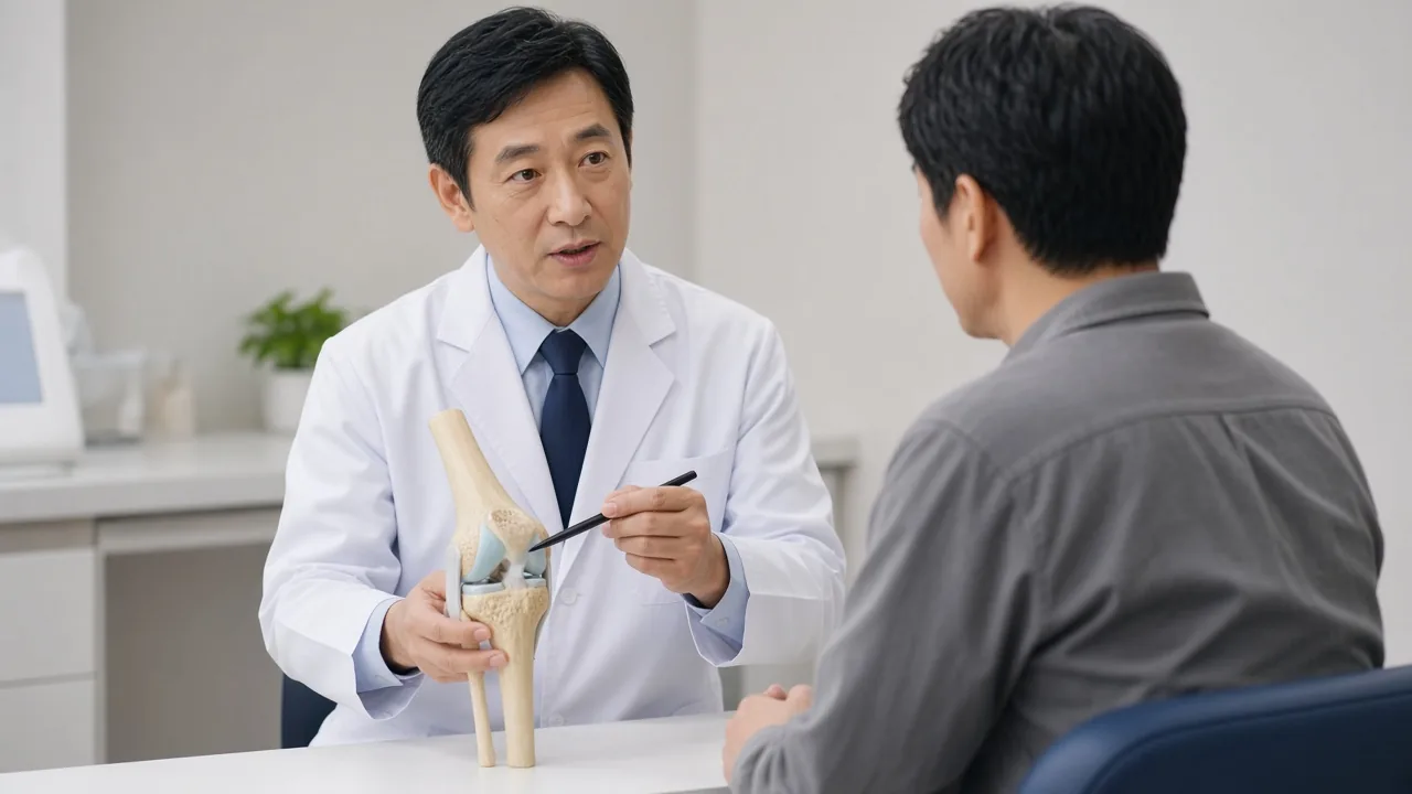 Knee arthroscopy portals: a thin camera in one keyhole incision and a slender instrument in the other