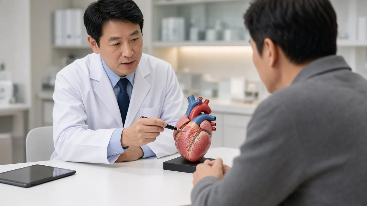 Educational illustration of an unlabeled single-ventricle silhouette used as the Fontan hero