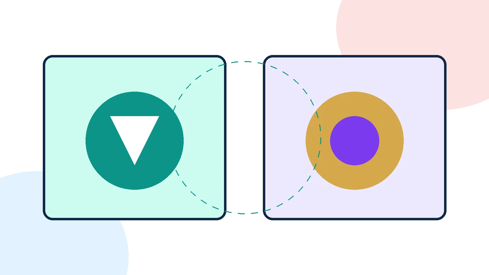 Unlabeled two-panel schematic contrasting cancer hormone blockade with hormone replacement